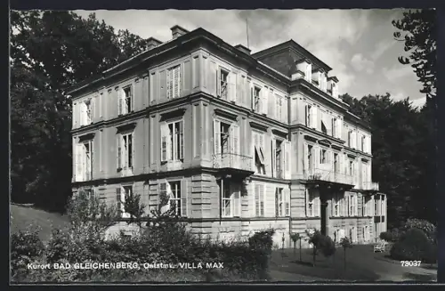 AK Bad Gleichenberg /Oststmk., Hotel Villa Max