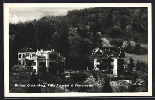 AK Bad Gleichenberg, Hotel Villa Rosenhof & Plankenstein
