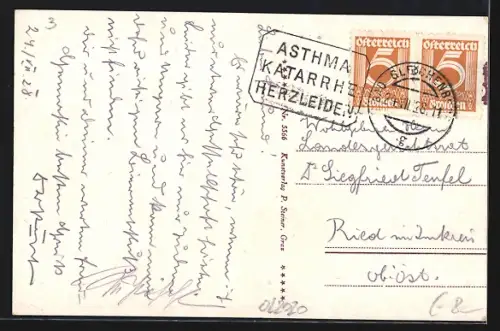 AK Gleichenberg /Steiermark, Ortsansicht im Frühling