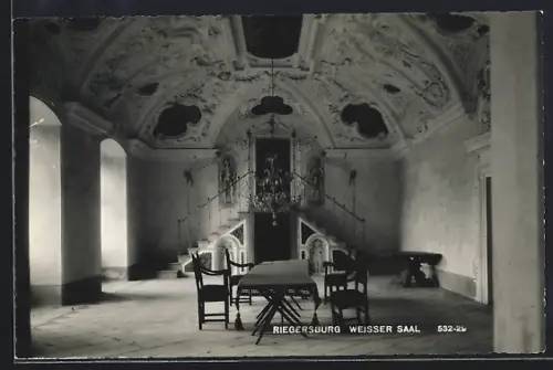 AK Riegersburg, Weisser Saal, Innenansicht