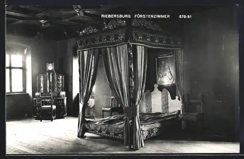 AK Riegersburg, Fürstenzimmer, Innenansicht