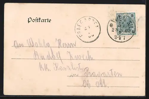 AK Wien, Franzensring mit Strassenbahnen