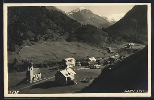 AK Vent, Teilansicht mit Kirche