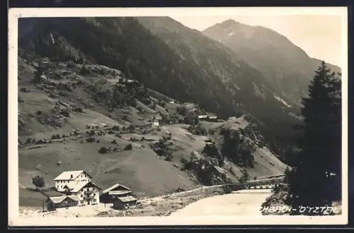 AK Fischbach /Ötztal, Gasthof mit Flusspartie