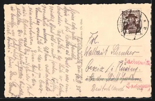 AK Micheldorf, Panorama gegen Kremsmauer