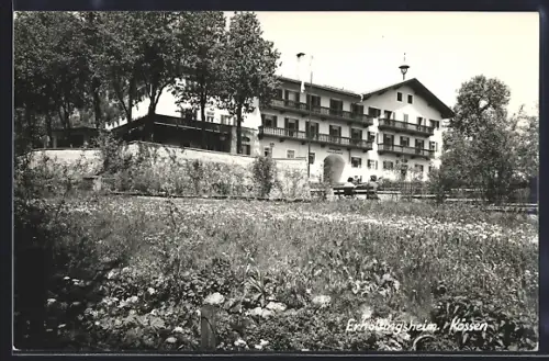 AK Kössen, Erholungsheim mit Wiese