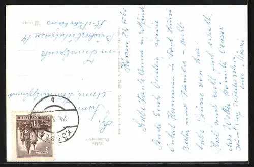 AK Kössen, Erholungsheim mit Wiese