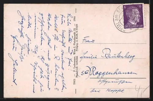 AK Spital am Semmering, Ortsansicht aus der Vogelschau