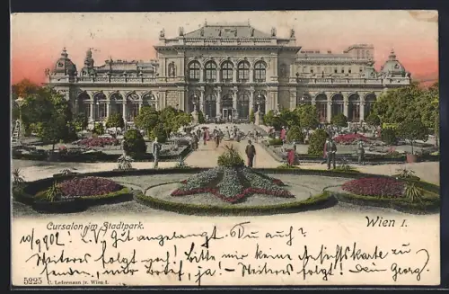 AK Wien, Cursalon im Stadtpark