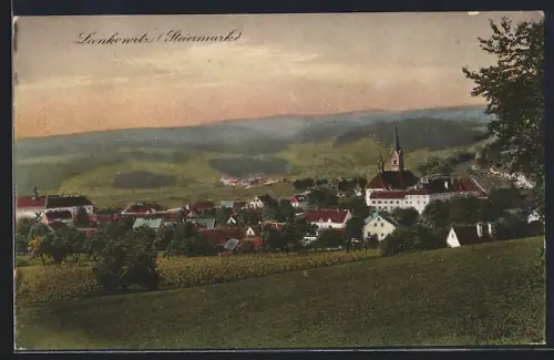 AK Lankowitz /Steiermark, Teilansicht mit Kirche