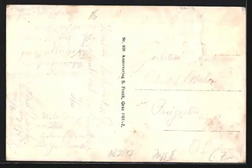 AK Maria Lankowitz bei Köflach, Teilansicht mit Kirche