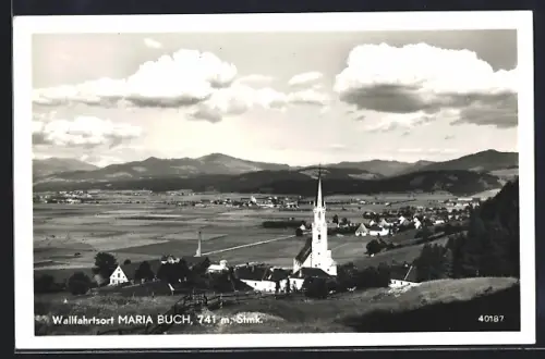 AK Maria Buch /Stmk., Teilansicht mit Kirche