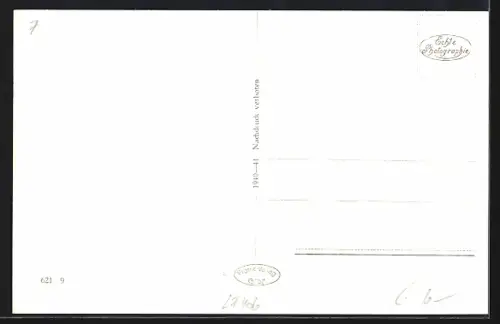 AK Judenburg, Ortspanorama vom Berg aus gesehen