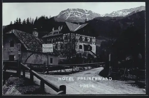 AK Prein, Hotel Preinerwand