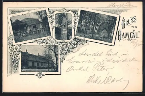 AK Wien-Hameau, Gasthaus auf dem Hameau