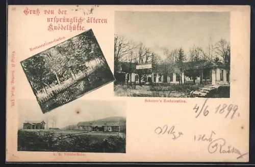 AK Wien XIV, Scheuer's Restauration und k.k. Forstschule