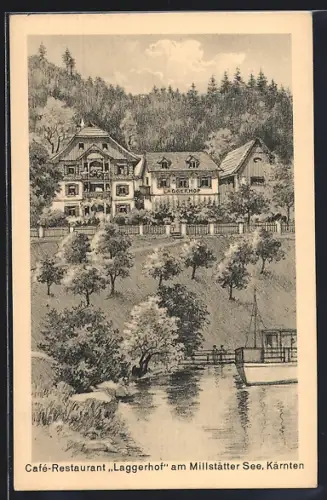 AK Millstatt am See, Restaurant Laggerhof am Millstätter See