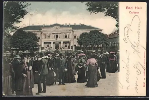 AK Bad Hall, Curhaus mit Gästen
