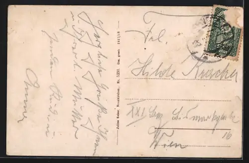 AK Ternitz a. d. Südbahn, Gasthof Alois Kugler, Gfieder, Schneeberg