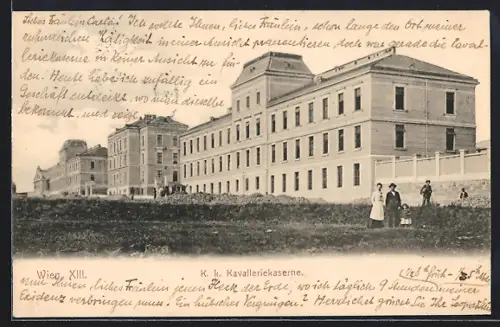 AK Wien, Breitensee, K. k. Kavalleriekaserne