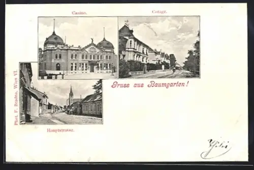 AK Baumgarten, Casino, Cotage, Hauptstrasse