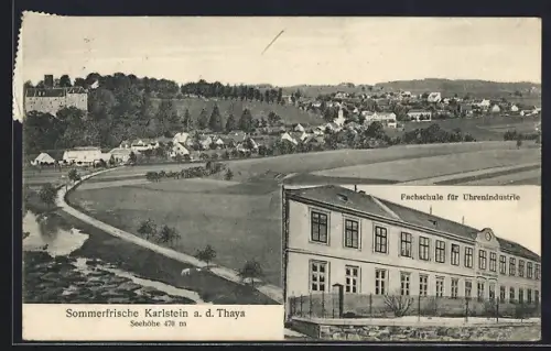AK Karlstein a. d. Thaya, An der Fachschule für Uhrenindustrie