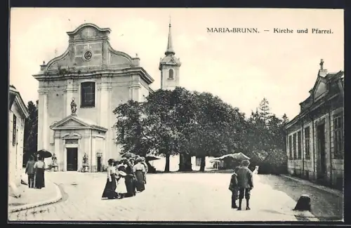 AK Maria-Brunn, Kirche und Pfarrei