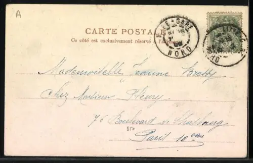 AK Lille, Exposition de Lille 1902, Vue du Water-Chute