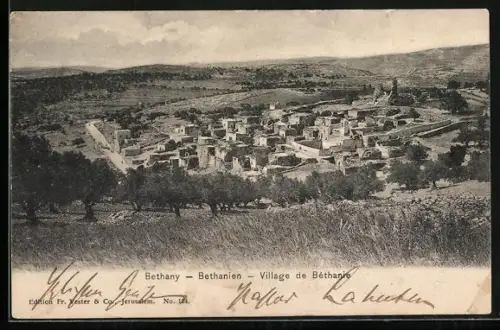 AK Bethany, Panorama mit Bäumen