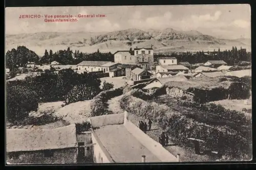 AK Jericho, Gesamtansicht aus der Vogelschau