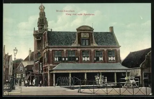 AK Monnikendam, Waag met oude Speeltoren