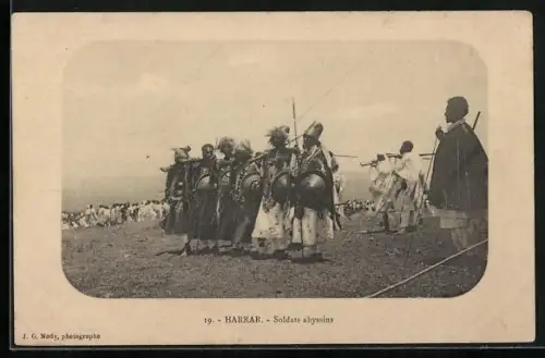 AK Harrar, Soldats abyssins - Krieger