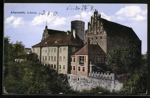 AK Allenstein, Blick auf das Schloss