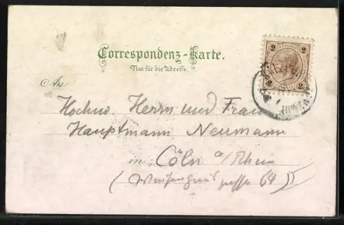 Lithographie Salzburg, Stiftskellerei, Haydn Stübel