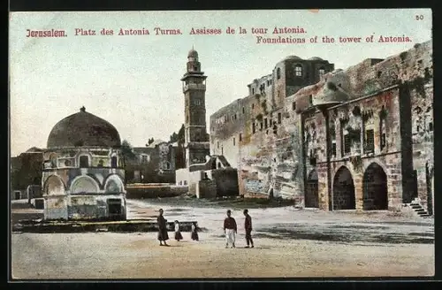 AK Jerusalem, Assisses de la tour Antonia