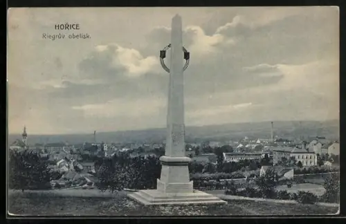 AK Horice, Riegruv obelisk