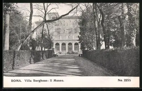 AK Roma, Villa Borghese, Il Museo