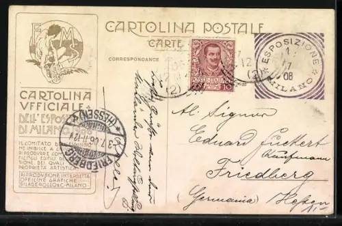 AK Esposizione di Milano 1906 - Arti Decorative Francesi, Ausstellung