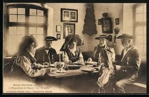 AK Nancy, Maison Alsacienne à l`Exposition de Nancy