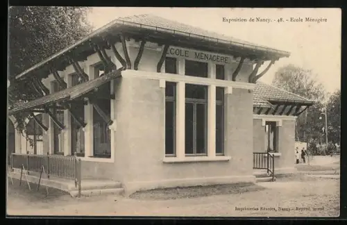 AK Nancy, Exposition, Ecole Menagere, Ausstellung