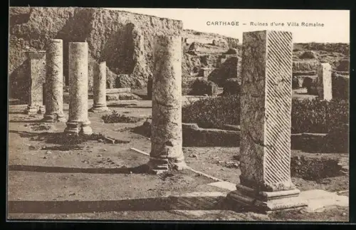 AK Carthage, Ruines dúne Villa Romaine