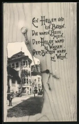 AK Bozen, Gedicht und Batzenhäusel