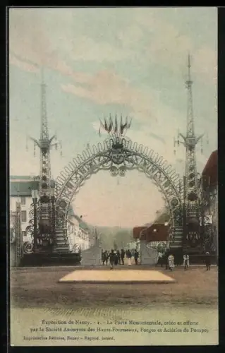 AK Nancy, Exposition, La porte monumentale