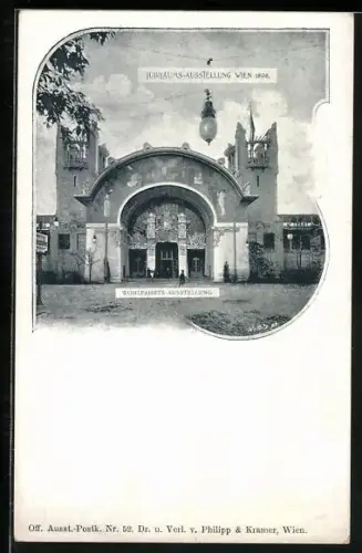 AK Wien, Jubiläums-Ausstellung 1898, Wohlfarts-Ausstellung