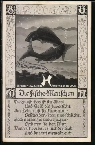 AK Sternzeichen Fische
