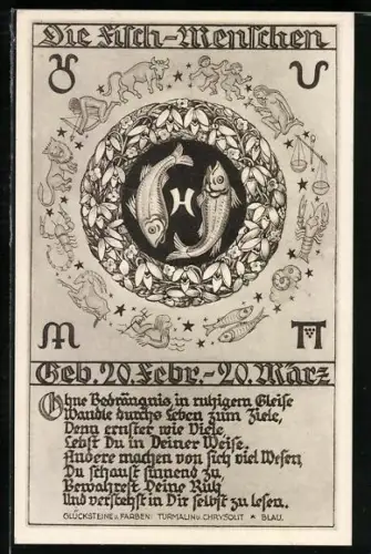 AK Eigenschaften der im Sternzeichen Fische geborenen Menschen