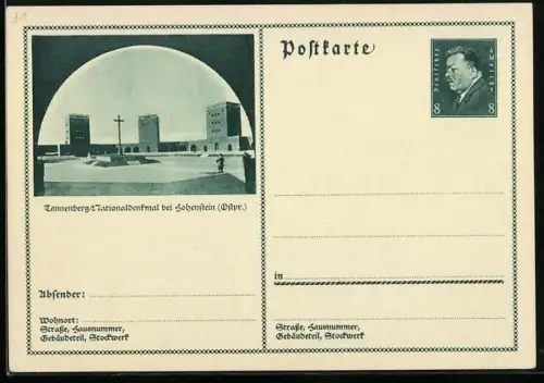 AK Hohenstein, Tannenberg-Nationaldenkmal