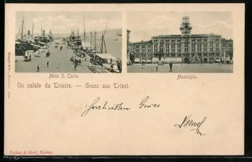 AK Trieste, Molo S. Carlo, Municipio