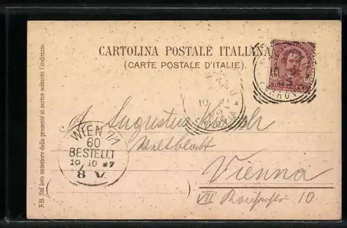 Lithographie Palermo, Monte Pellegrino, Acqua Santa