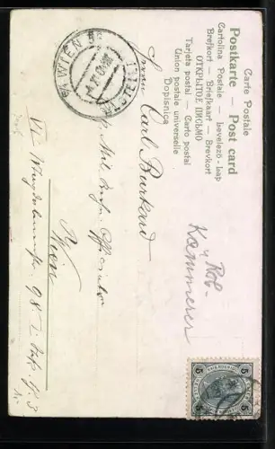 Künstler-AK Robert Kämmerer: Fischer ziehen ihr Boot zum Strand